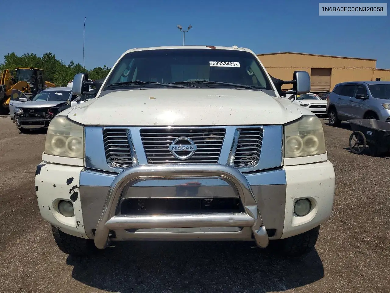 2012 Nissan Titan Sv VIN: 1N6BA0EC0CN320058 Lot: 59833436
