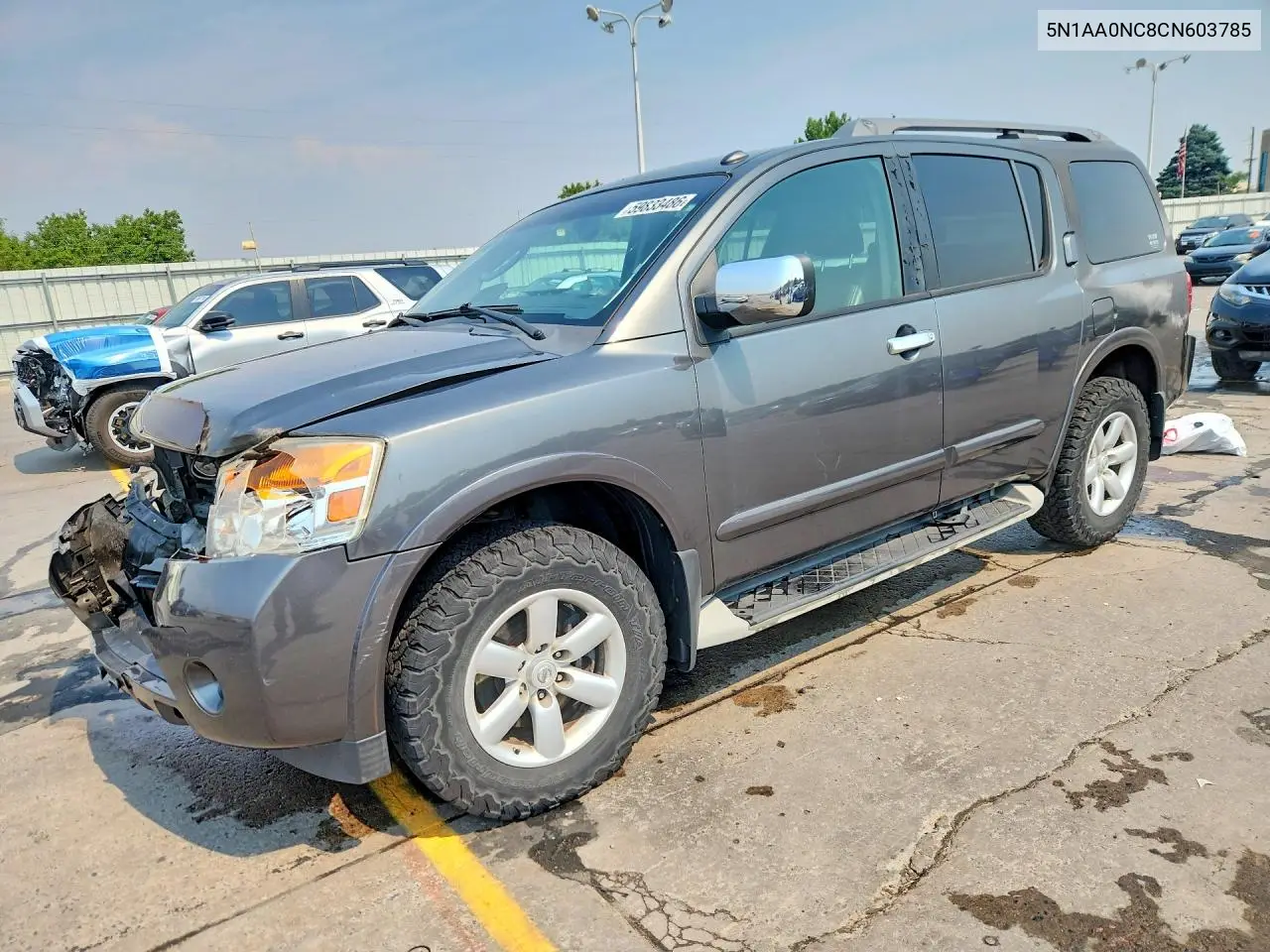 2012 Nissan Armada Sv VIN: 5N1AA0NC8CN603785 Lot: 59833486
