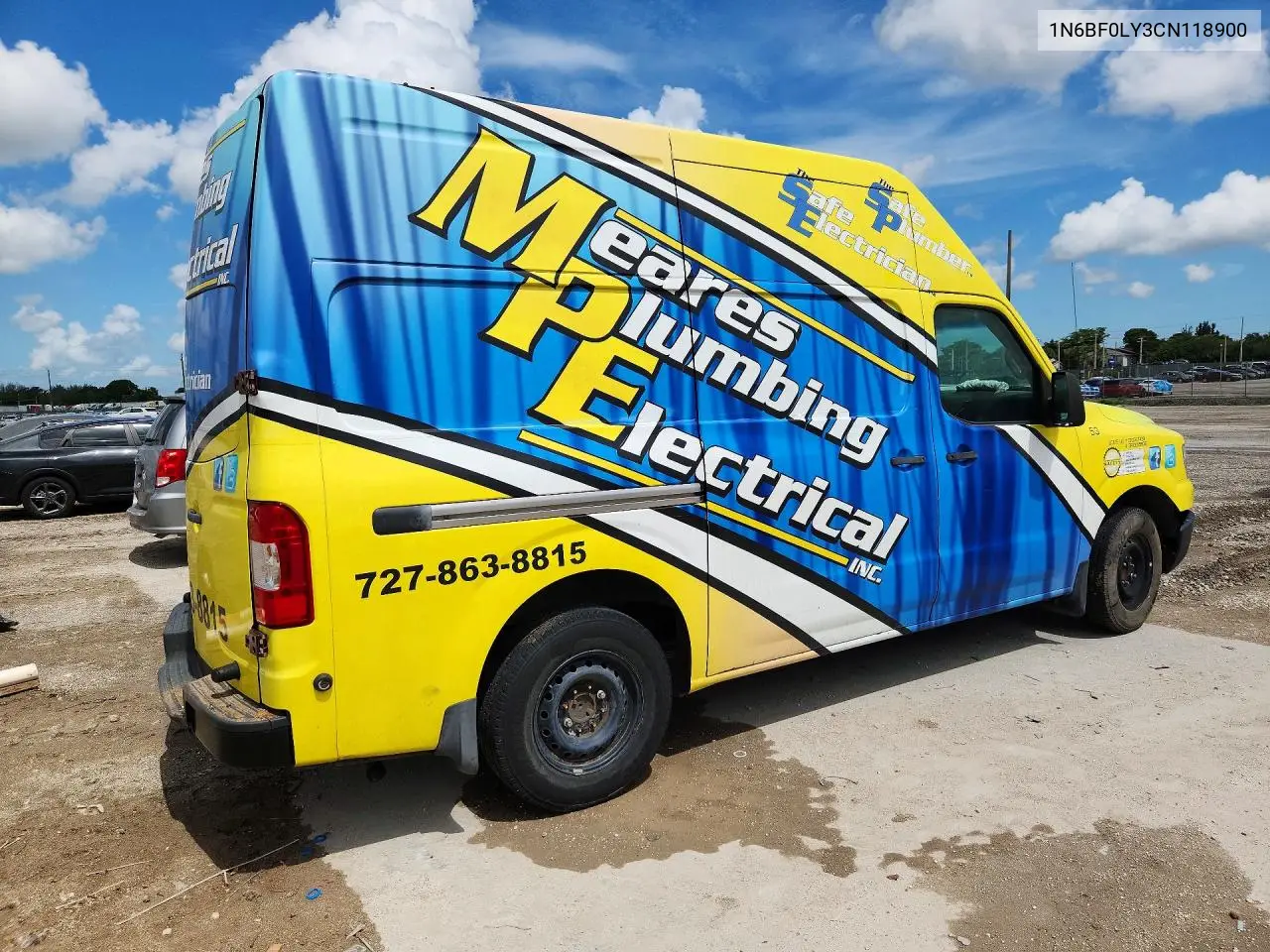 1N6BF0LY3CN118900 2012 Nissan Nv 2500
