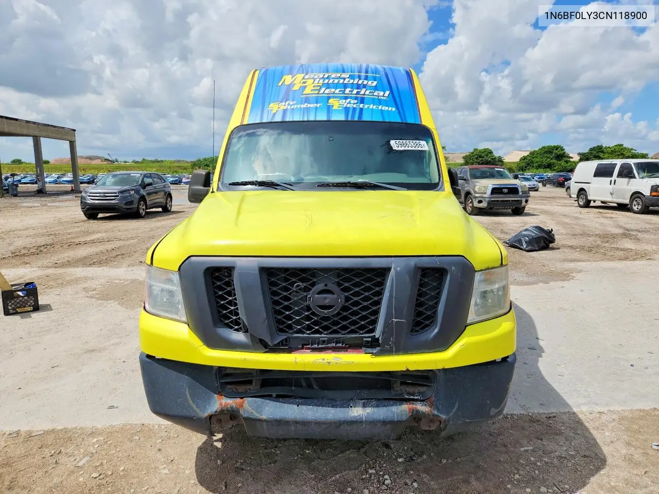 1N6BF0LY3CN118900 2012 Nissan Nv 2500