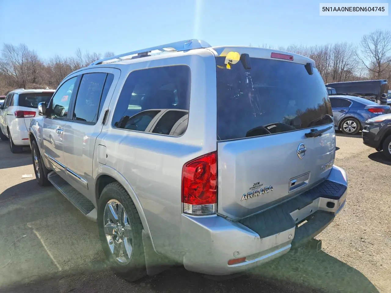 2013 Nissan Armada Platinum VIN: 5N1AA0NE8DN604745 Lot: 46882646