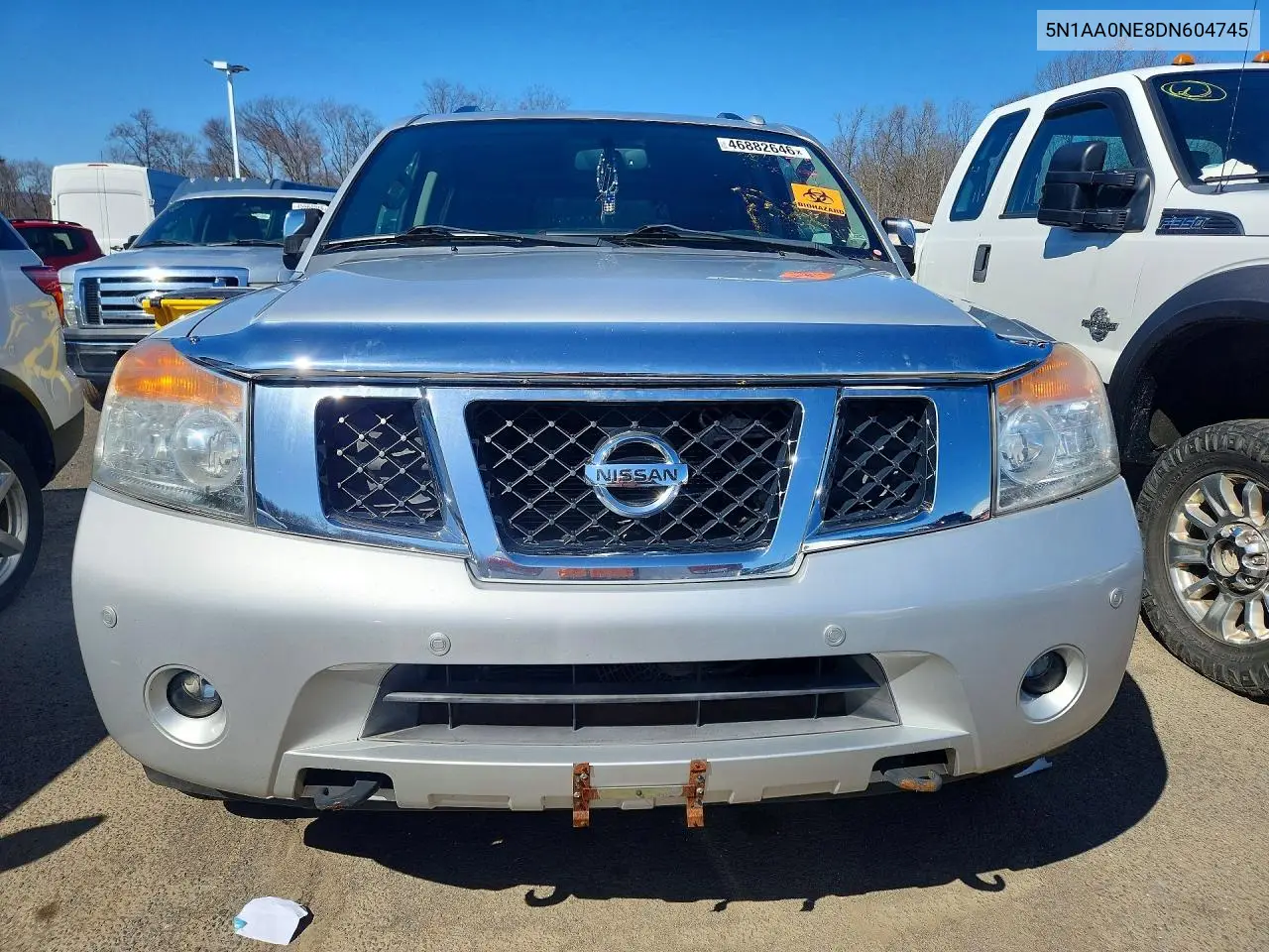 2013 Nissan Armada Platinum VIN: 5N1AA0NE8DN604745 Lot: 46882646