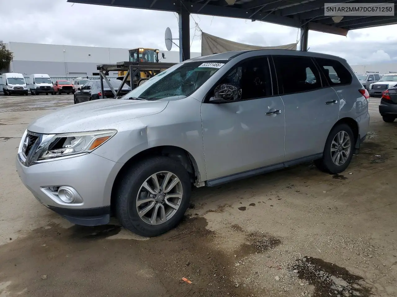 2013 Nissan Pathfinder S VIN: 5N1AR2MM7DC671250 Lot: 52231466