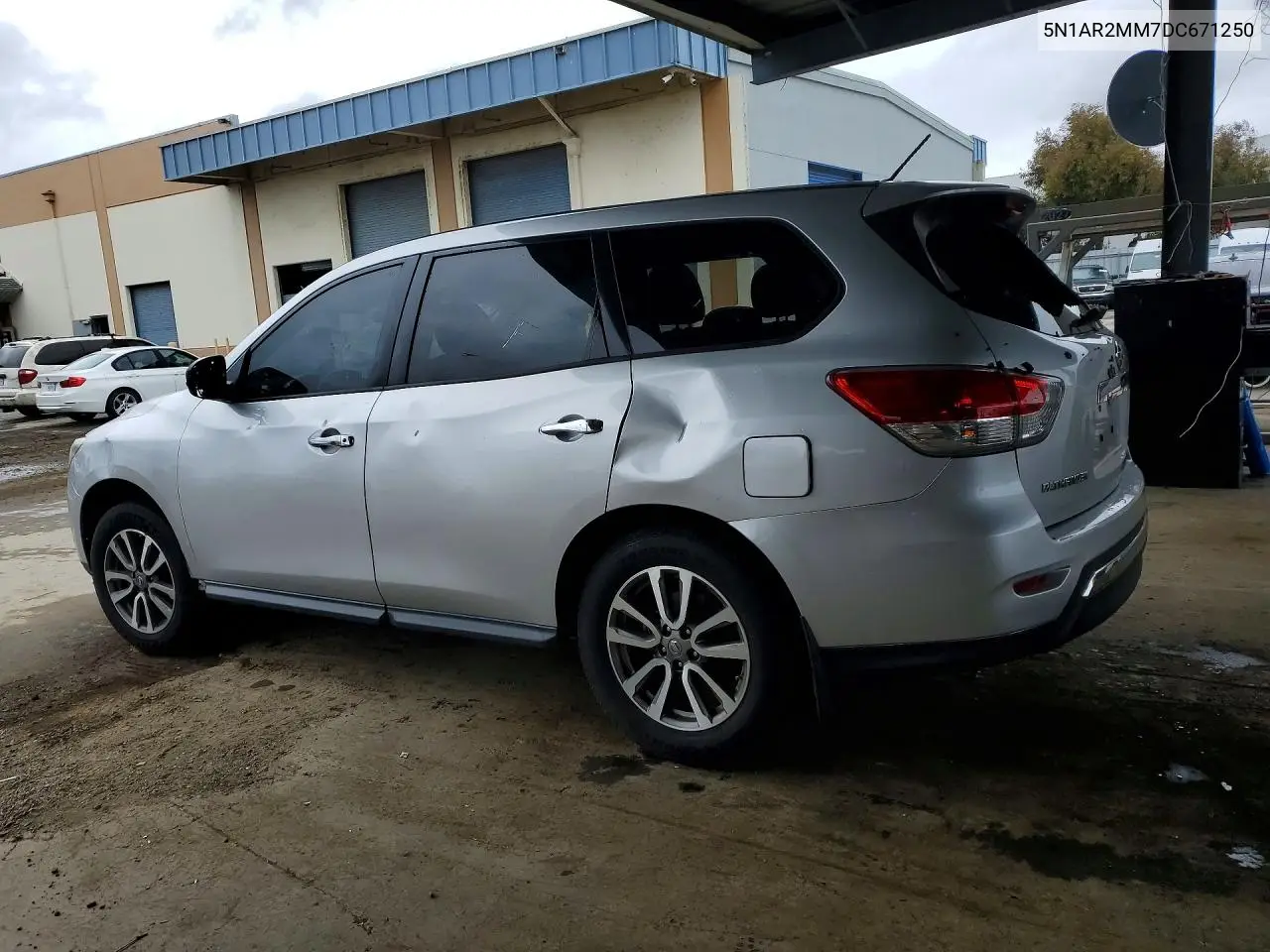 2013 Nissan Pathfinder S VIN: 5N1AR2MM7DC671250 Lot: 52231466