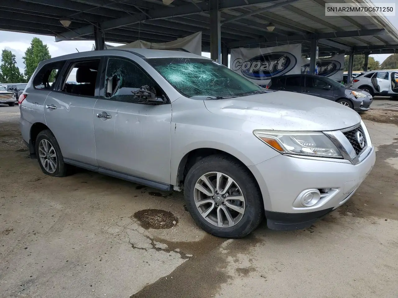 2013 Nissan Pathfinder S VIN: 5N1AR2MM7DC671250 Lot: 52231466