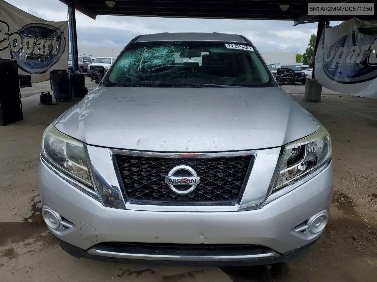 2013 Nissan Pathfinder S VIN: 5N1AR2MM7DC671250 Lot: 52231466