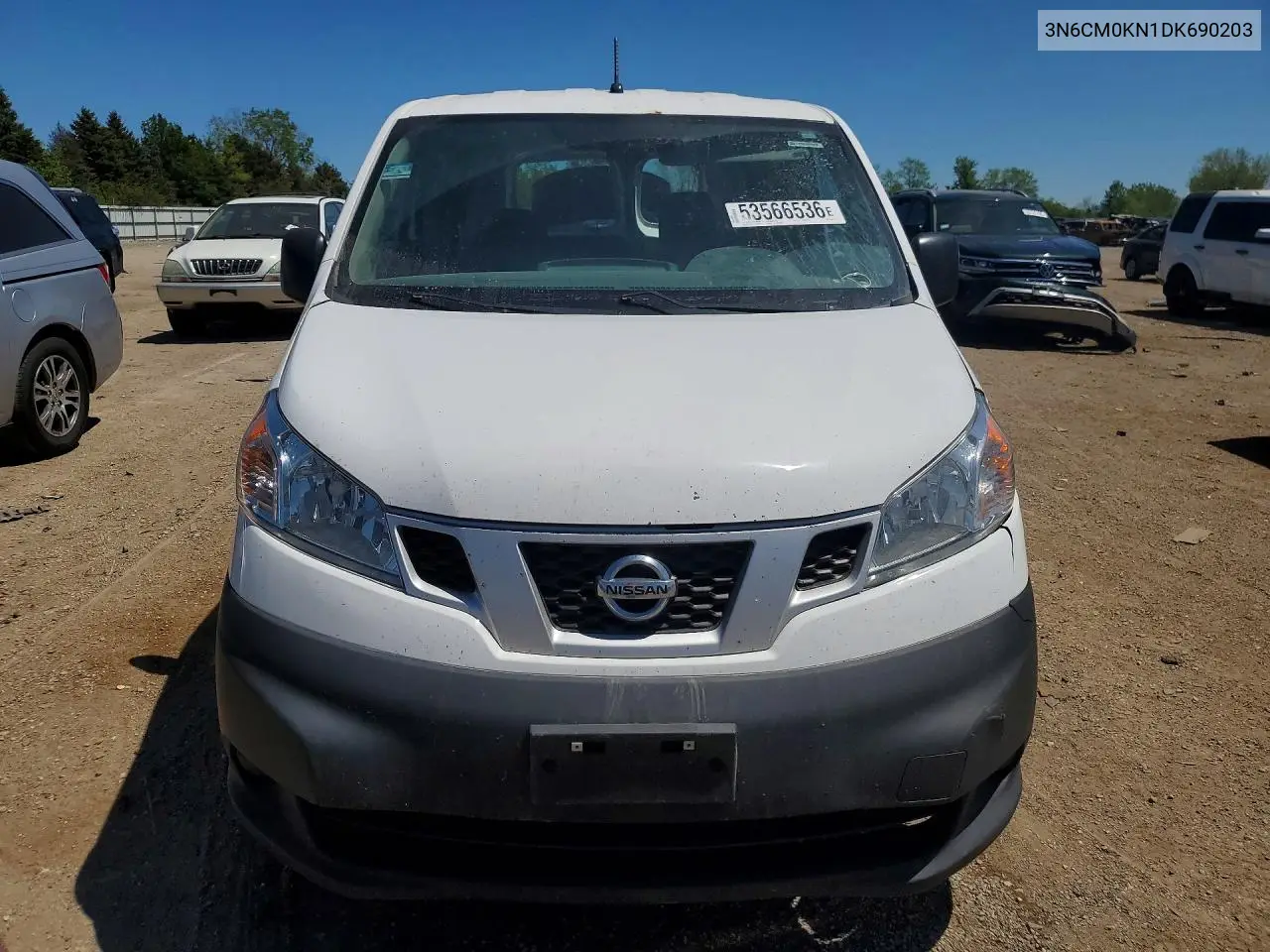2013 Nissan Nv200 S VIN: 3N6CM0KN1DK690203 Lot: 53566536