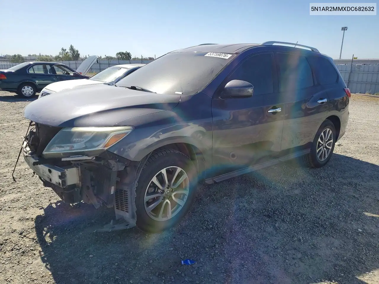 2013 Nissan Pathfinder S VIN: 5N1AR2MMXDC682632 Lot: 53759076