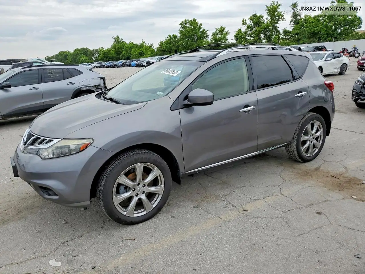 2013 Nissan Murano S VIN: JN8AZ1MWXDW311067 Lot: 55002556