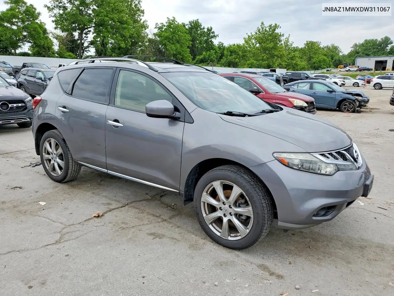 2013 Nissan Murano S VIN: JN8AZ1MWXDW311067 Lot: 55002556