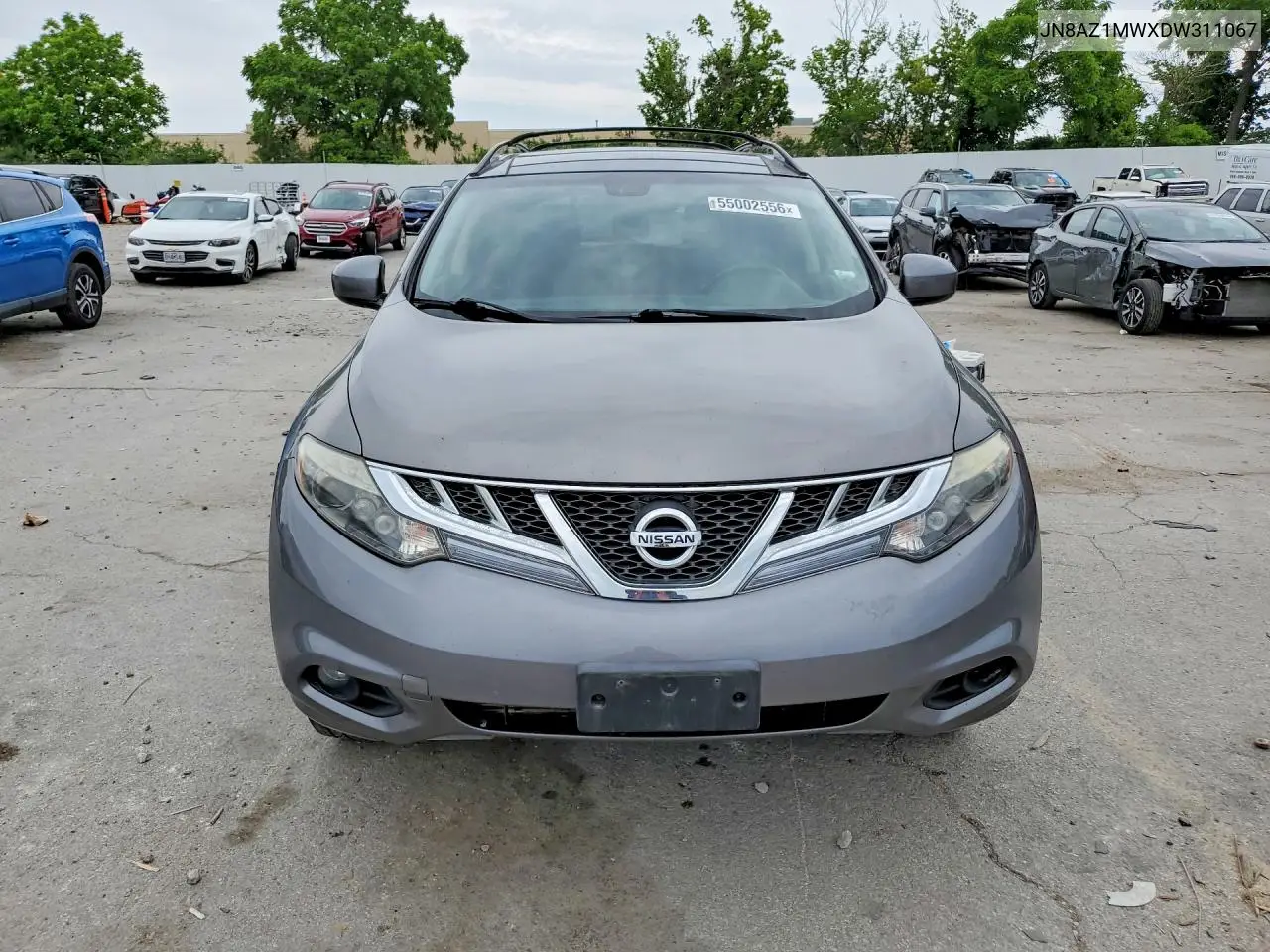 2013 Nissan Murano S VIN: JN8AZ1MWXDW311067 Lot: 55002556