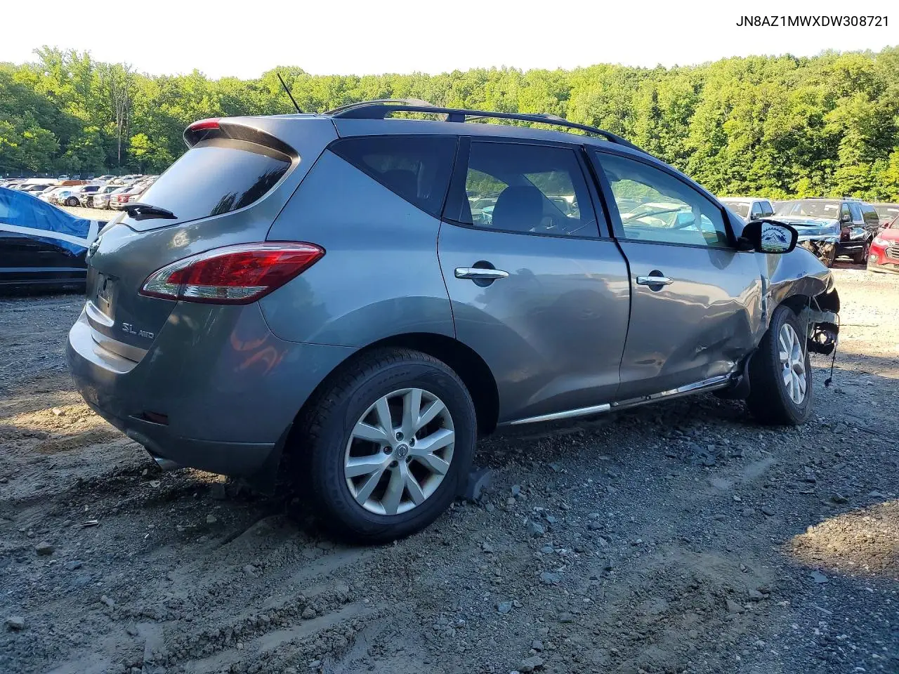 2013 Nissan Murano S VIN: JN8AZ1MWXDW308721 Lot: 55138936