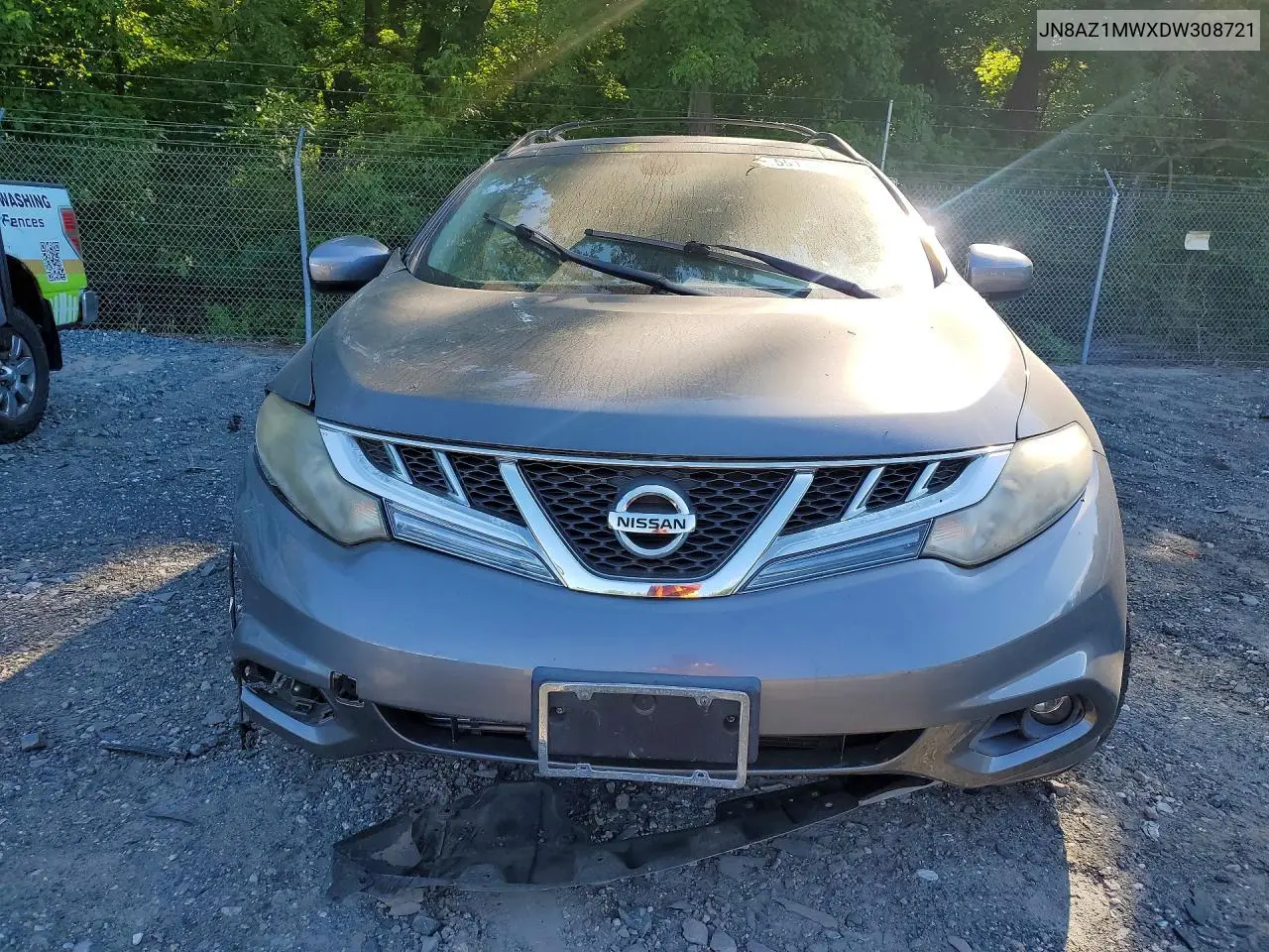 2013 Nissan Murano S VIN: JN8AZ1MWXDW308721 Lot: 55138936