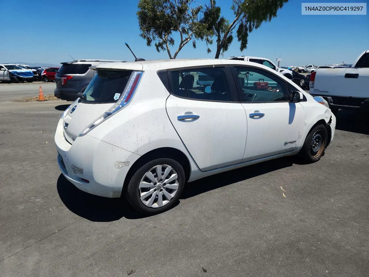 2013 Nissan Leaf S VIN: 1N4AZ0CP9DC419297 Lot: 55439456