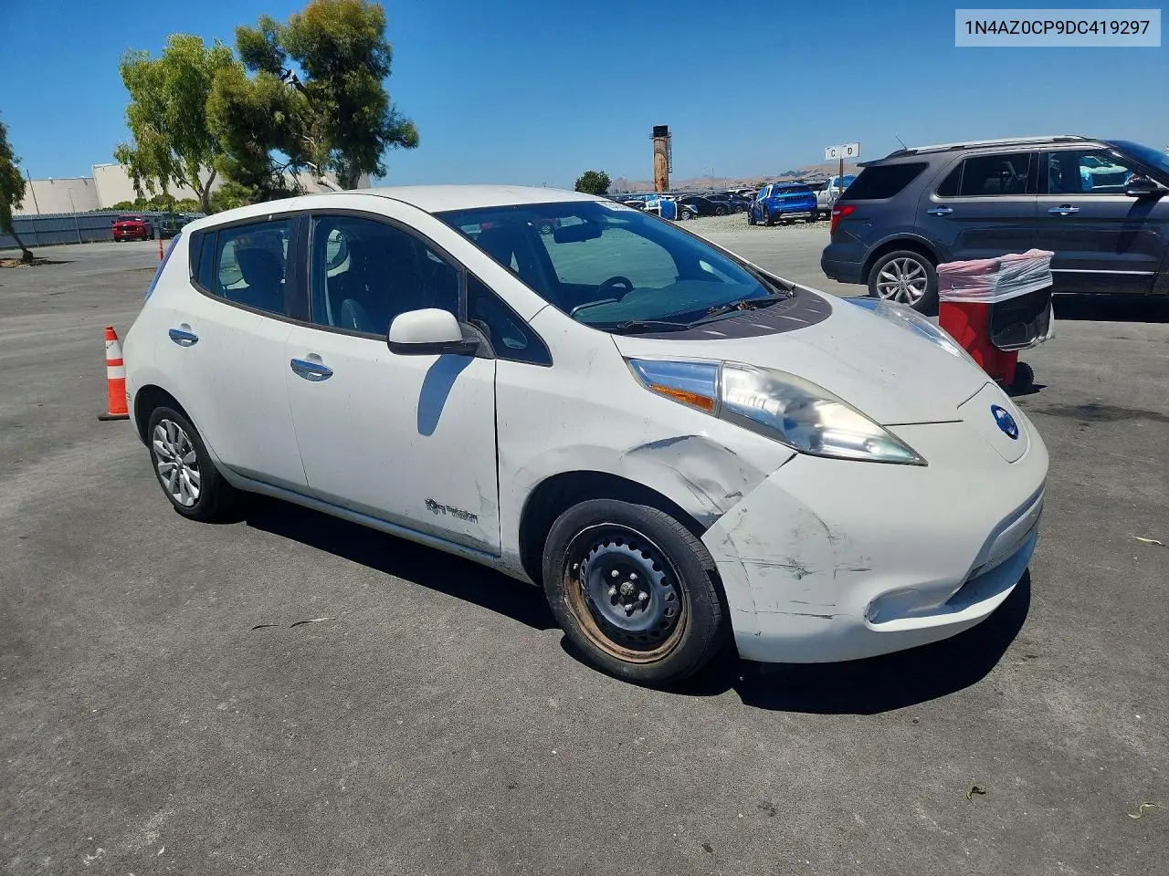 2013 Nissan Leaf S VIN: 1N4AZ0CP9DC419297 Lot: 55439456