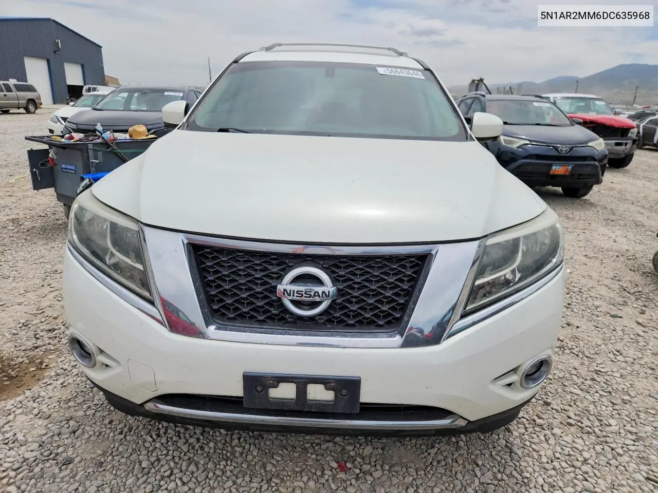 2013 Nissan Pathfinder S VIN: 5N1AR2MM6DC635968 Lot: 56643646
