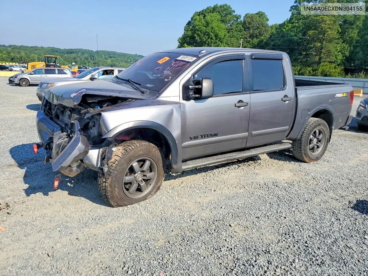 2013 Nissan Titan Sv VIN: 1N6AA0ECXDN304155 Lot: 56689126