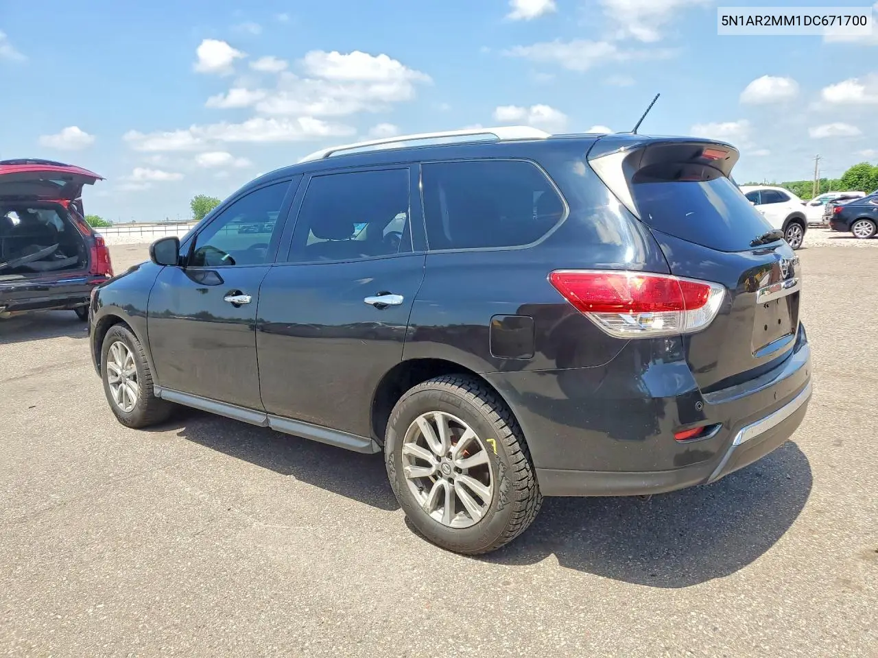 2013 Nissan Pathfinder S VIN: 5N1AR2MM1DC671700 Lot: 56719596