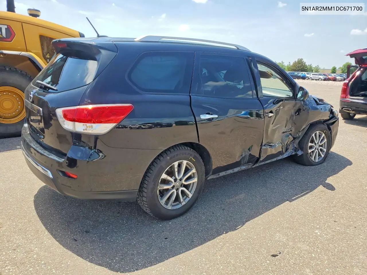 2013 Nissan Pathfinder S VIN: 5N1AR2MM1DC671700 Lot: 56719596