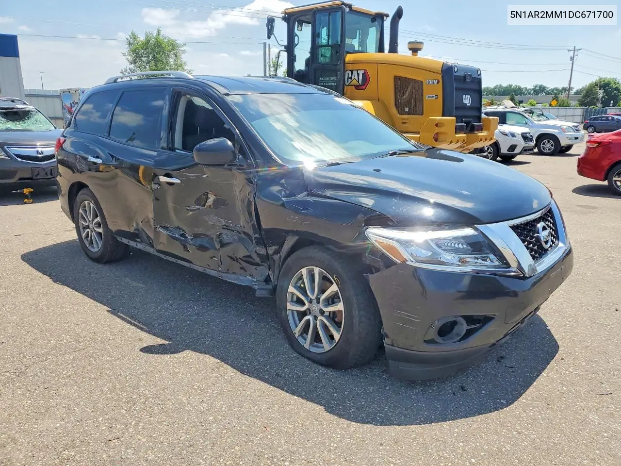 2013 Nissan Pathfinder S VIN: 5N1AR2MM1DC671700 Lot: 56719596