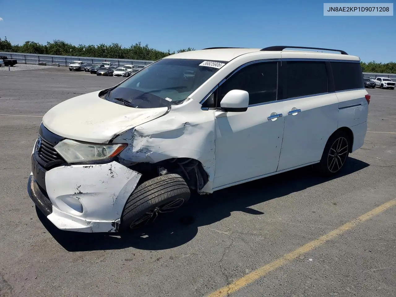 2013 Nissan Quest 3.5 S VIN: JN8AE2KP1D9071208 Lot: 56825906
