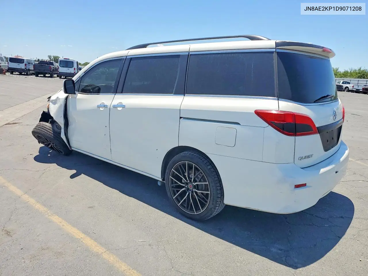 2013 Nissan Quest 3.5 S VIN: JN8AE2KP1D9071208 Lot: 56825906