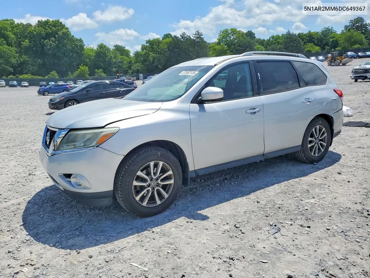 2013 Nissan Pathfinder S VIN: 5N1AR2MM6DC649367 Lot: 57562126