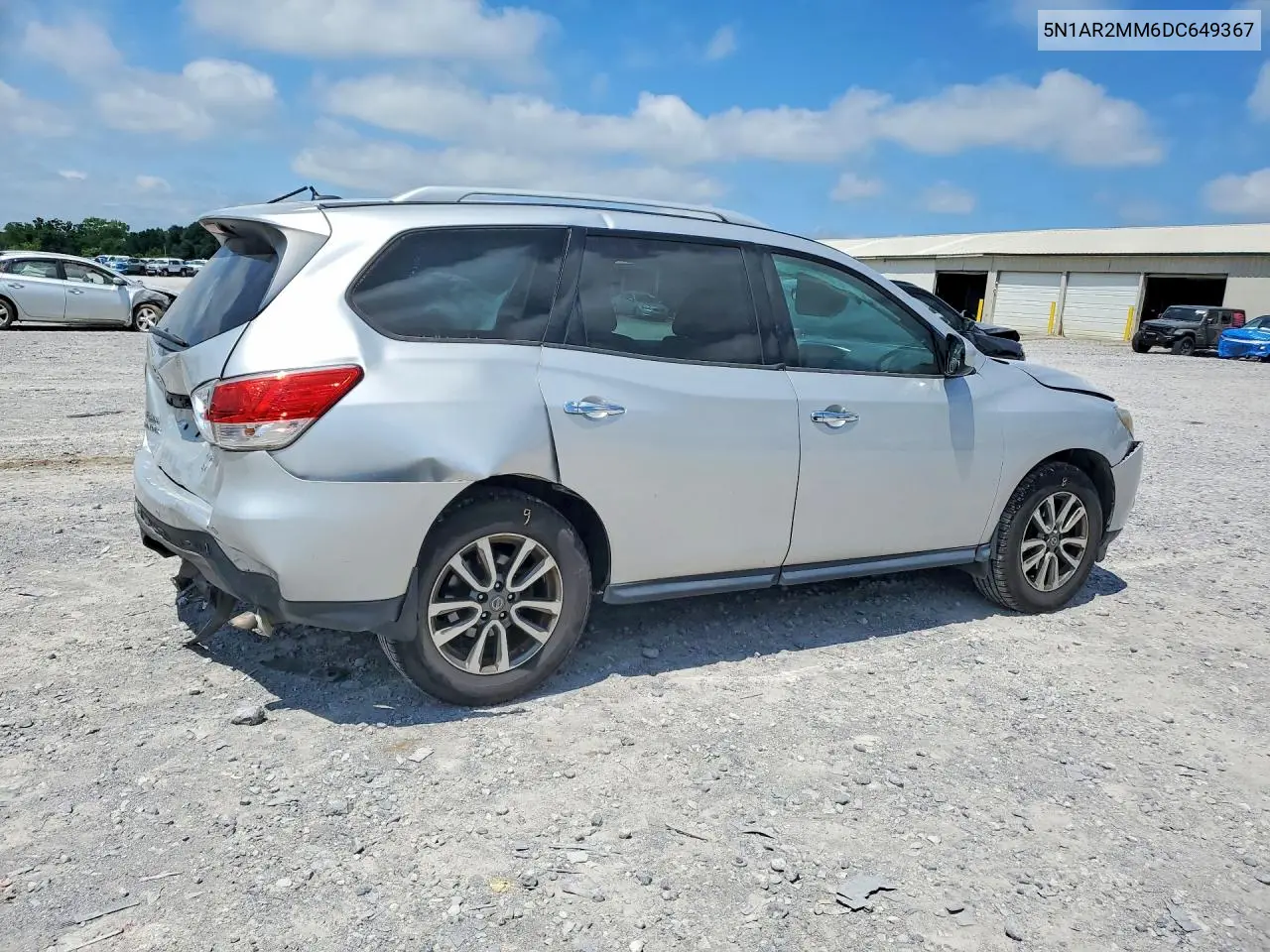 2013 Nissan Pathfinder S VIN: 5N1AR2MM6DC649367 Lot: 57562126