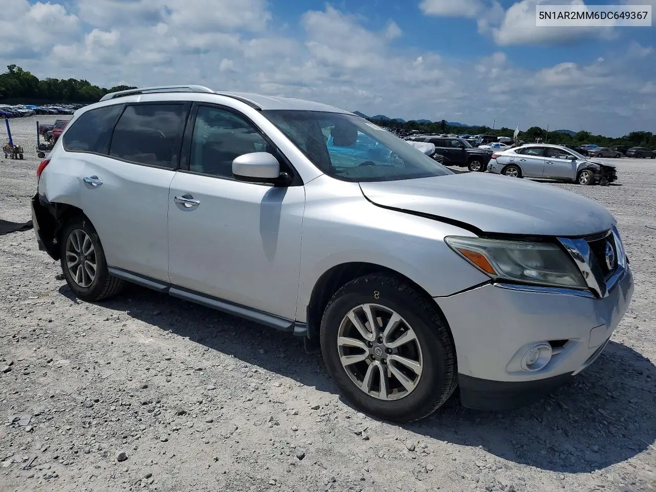 2013 Nissan Pathfinder S VIN: 5N1AR2MM6DC649367 Lot: 57562126
