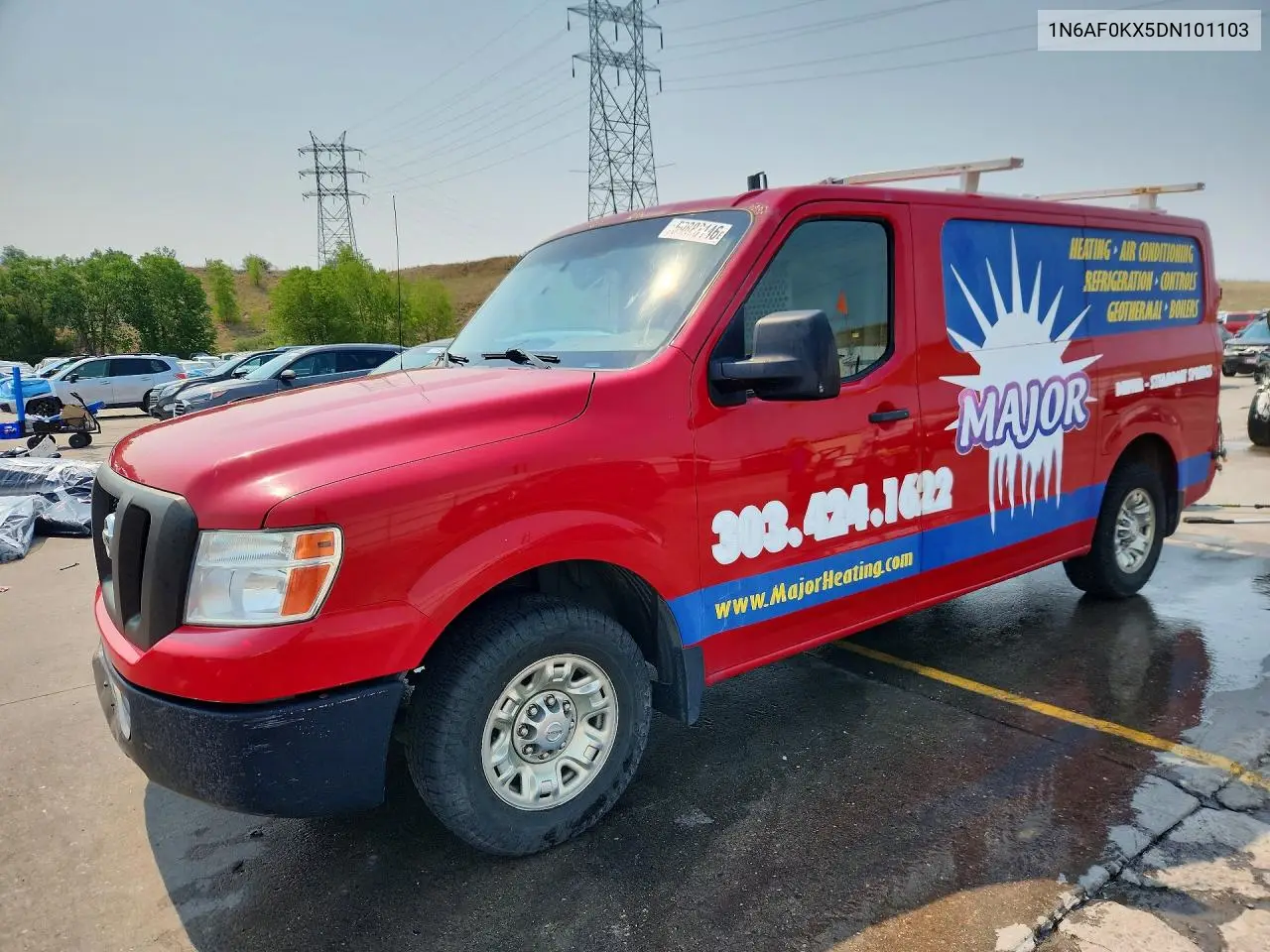 2013 Nissan Nv 2500 VIN: 1N6AF0KX5DN101103 Lot: 59883146