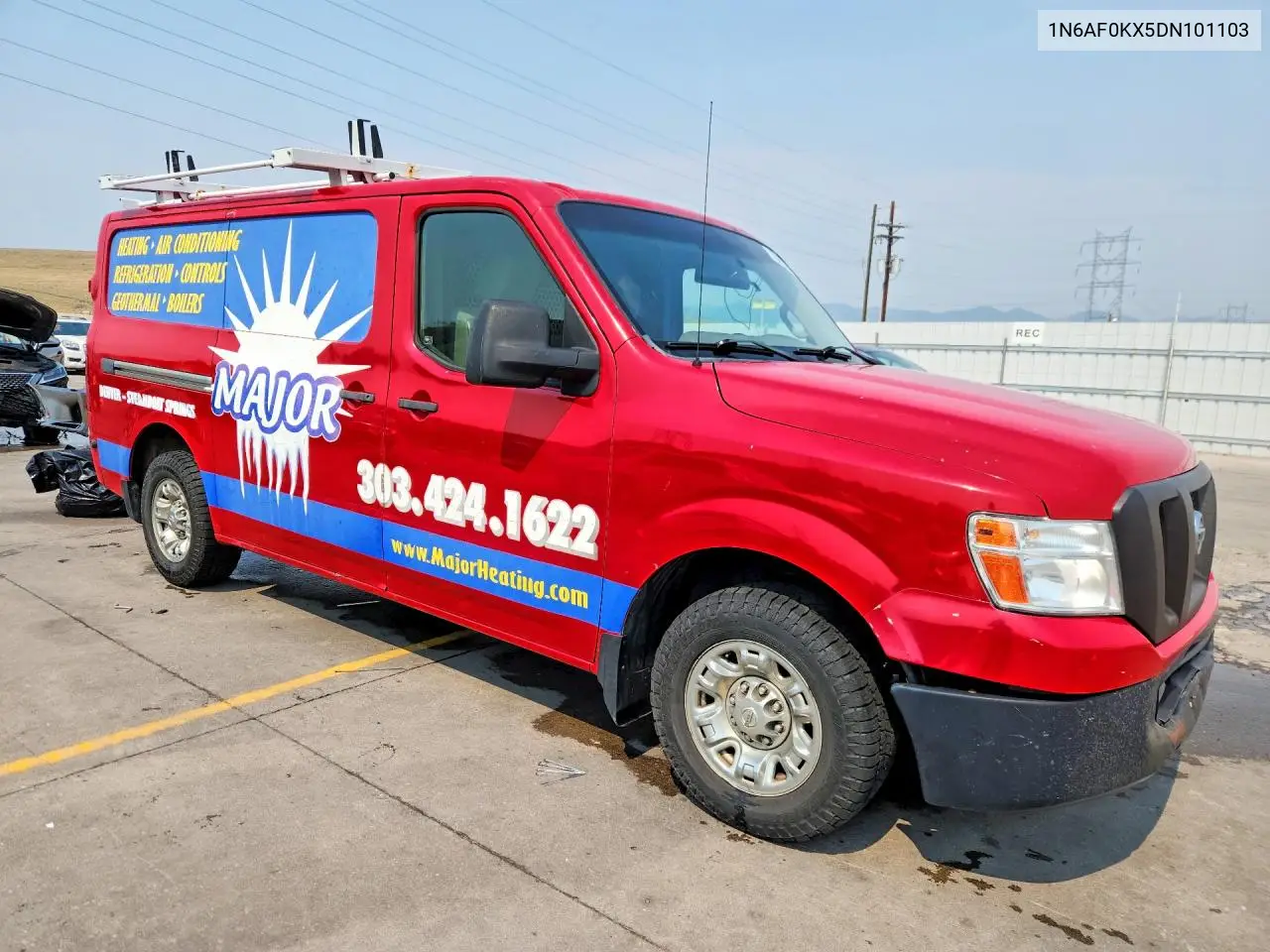 2013 Nissan Nv 2500 VIN: 1N6AF0KX5DN101103 Lot: 59883146