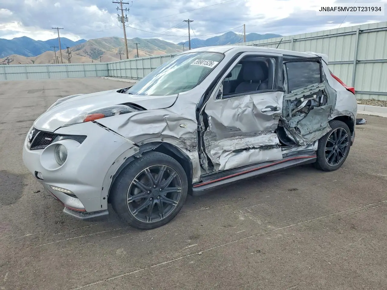 2013 Nissan Juke S VIN: JN8AF5MV2DT231934 Lot: 59901526