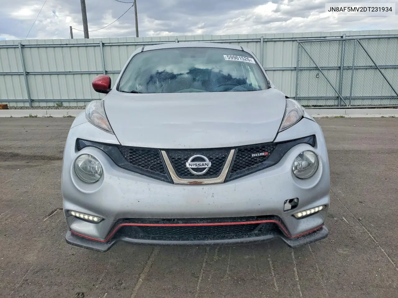2013 Nissan Juke S VIN: JN8AF5MV2DT231934 Lot: 59901526