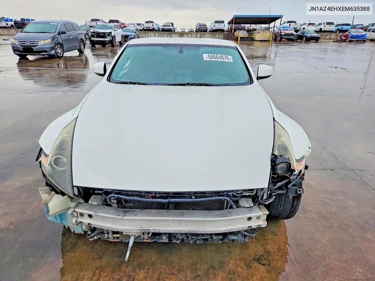 2014 Nissan 370Z VIN: JN1AZ4EHXEM635388 Lot: 50664876