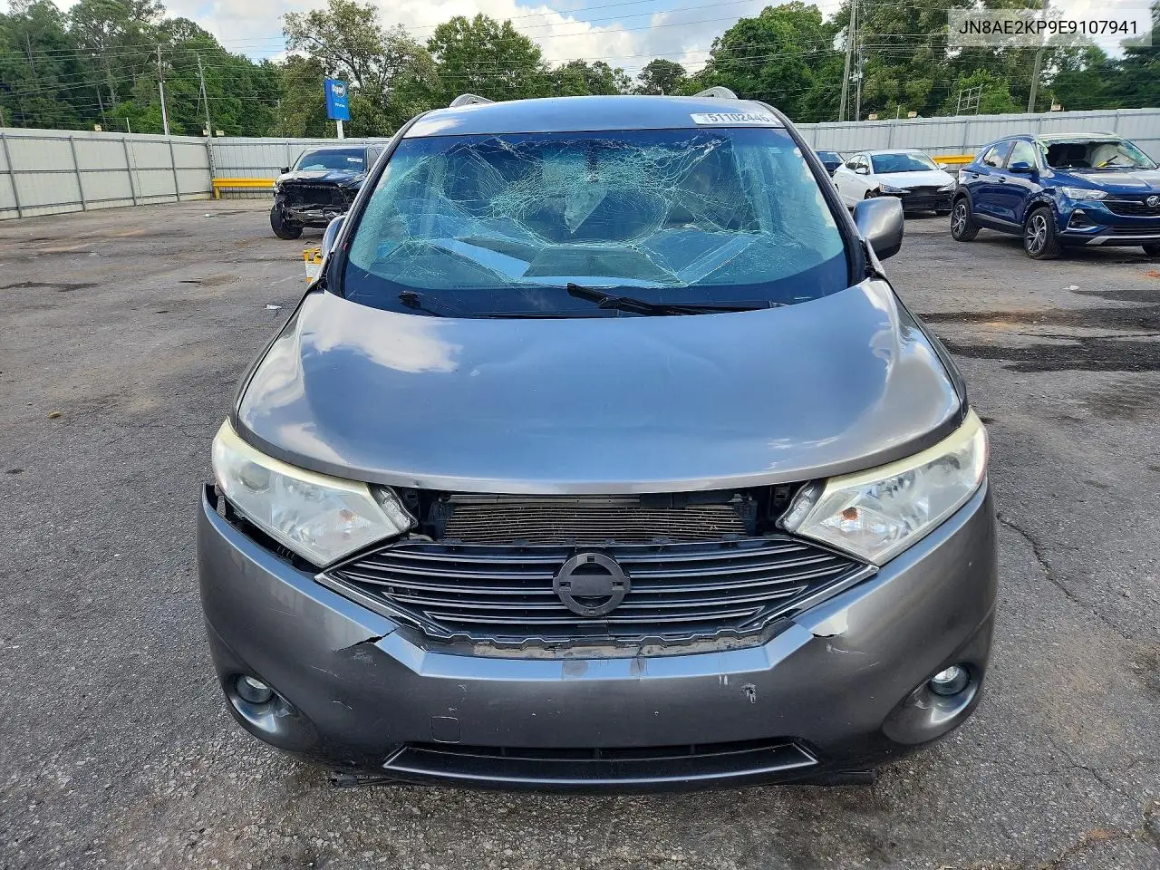 2014 Nissan Quest 3.5 Sv VIN: JN8AE2KP9E9107941 Lot: 51102446