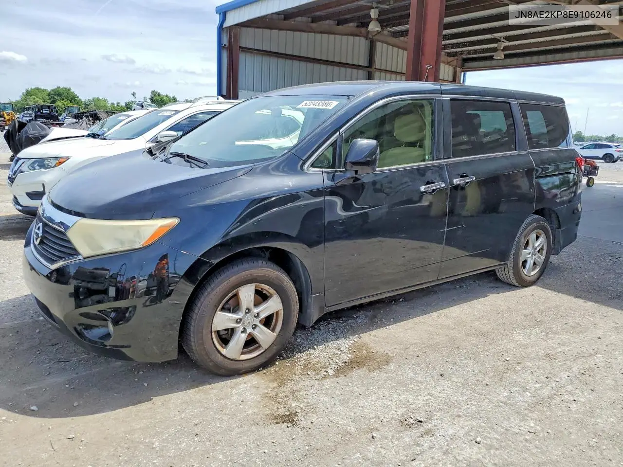 2014 Nissan Quest 3.5 S VIN: JN8AE2KP8E9106246 Lot: 52243386