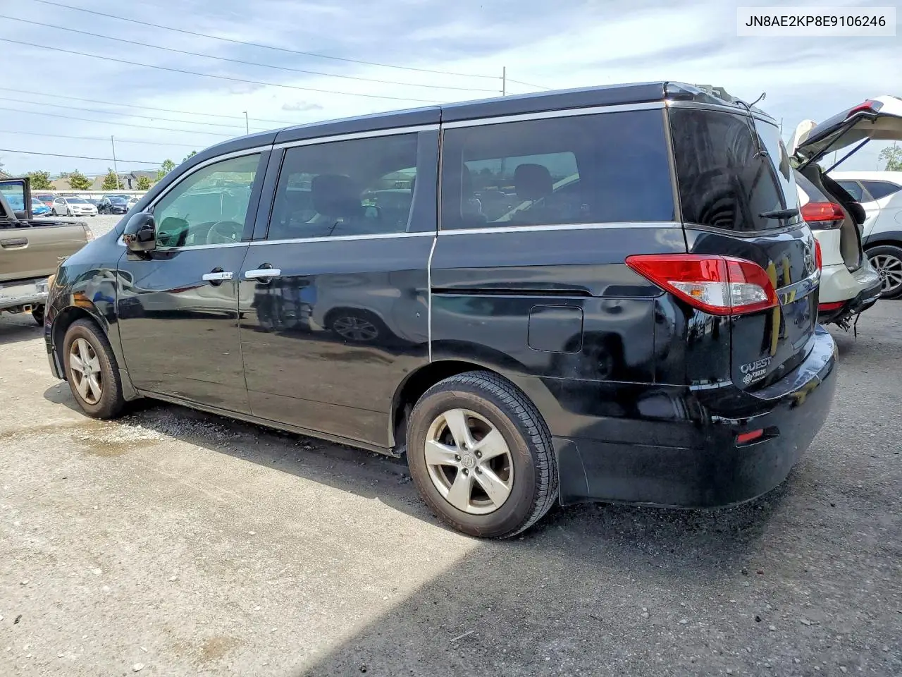 2014 Nissan Quest 3.5 S VIN: JN8AE2KP8E9106246 Lot: 52243386