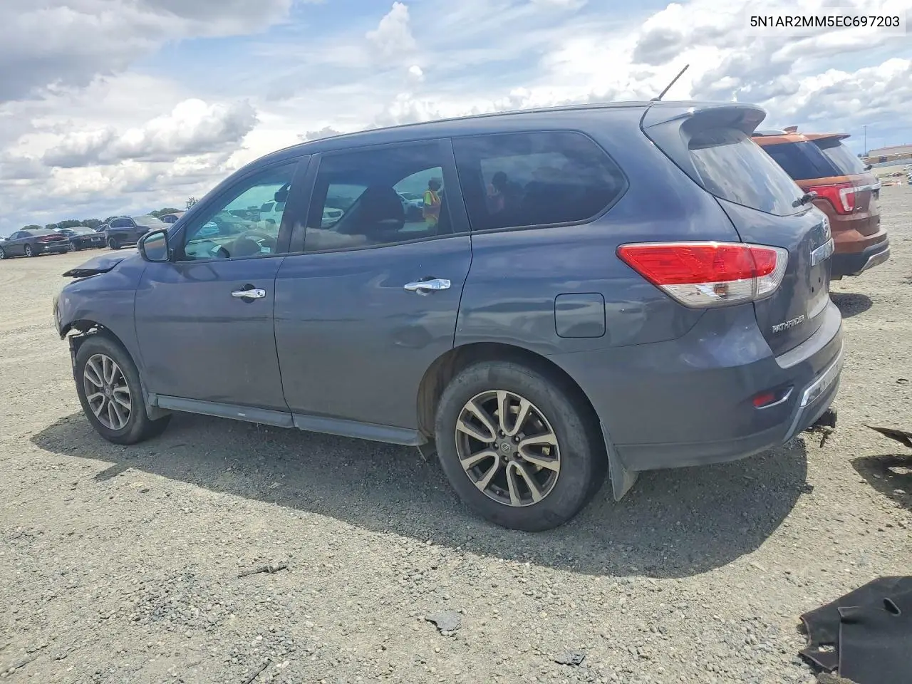 2014 Nissan Pathfinder S VIN: 5N1AR2MM5EC697203 Lot: 54619966