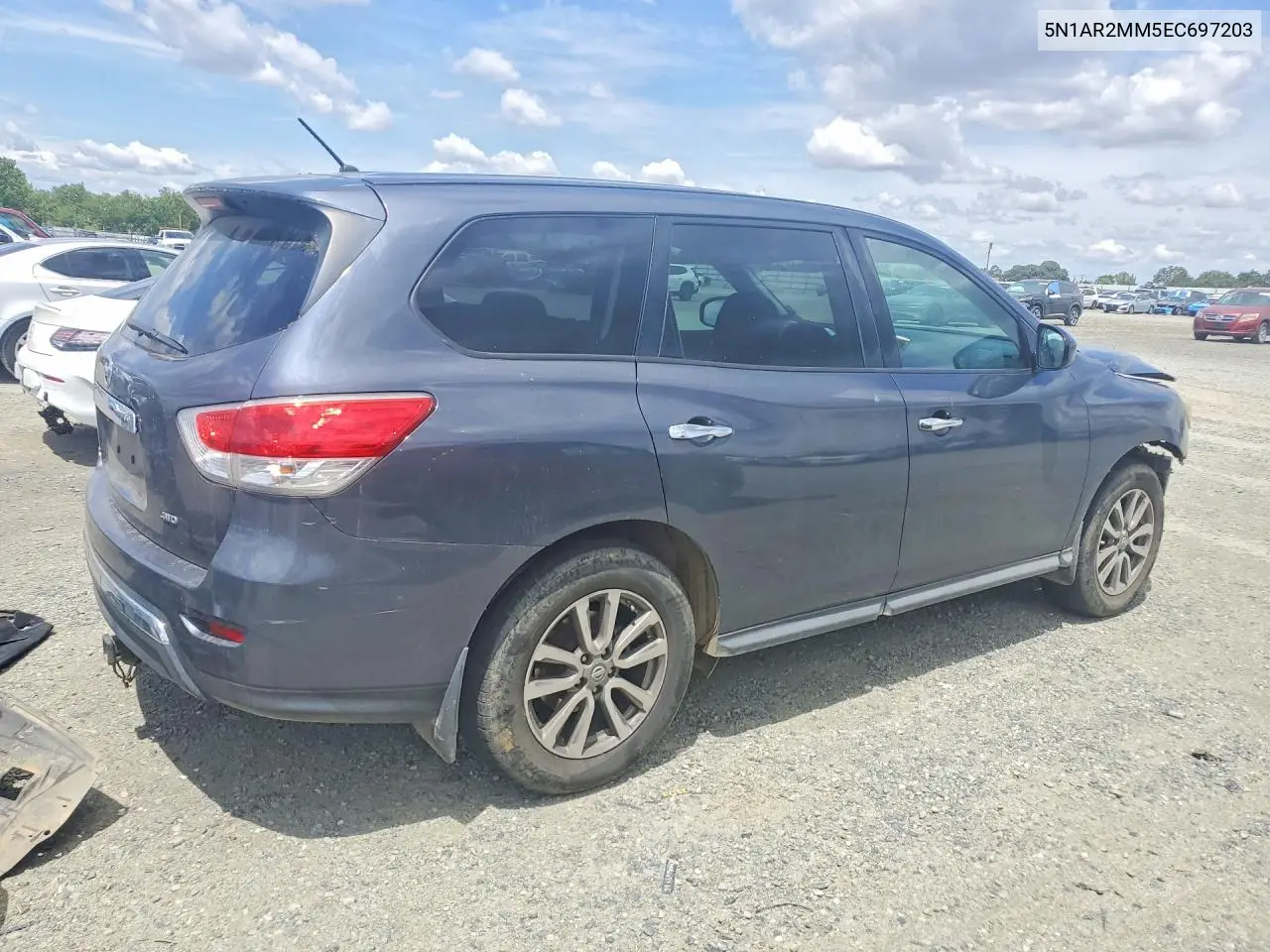 2014 Nissan Pathfinder S VIN: 5N1AR2MM5EC697203 Lot: 54619966