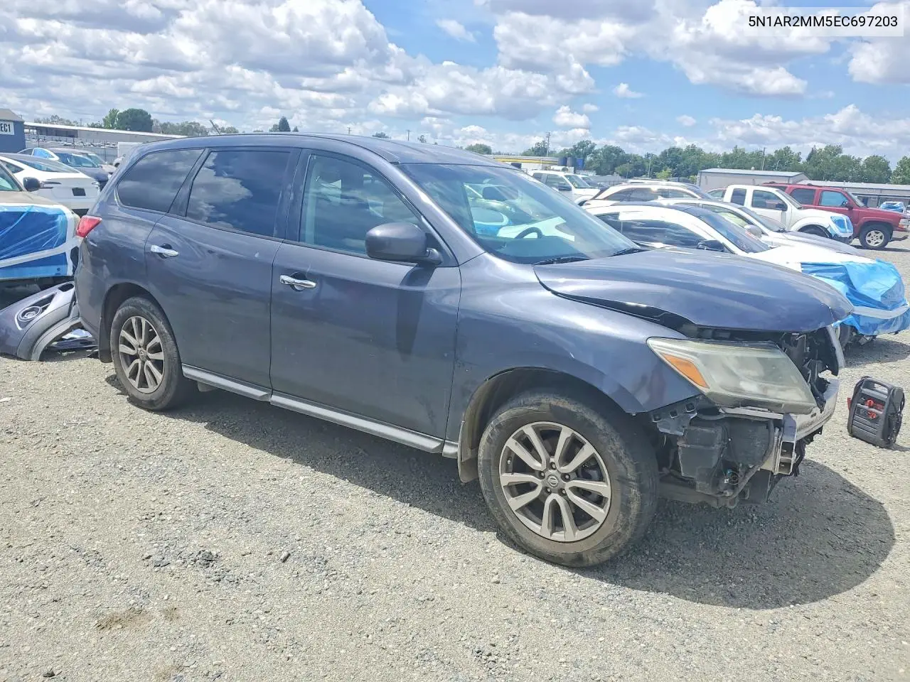 2014 Nissan Pathfinder S VIN: 5N1AR2MM5EC697203 Lot: 54619966
