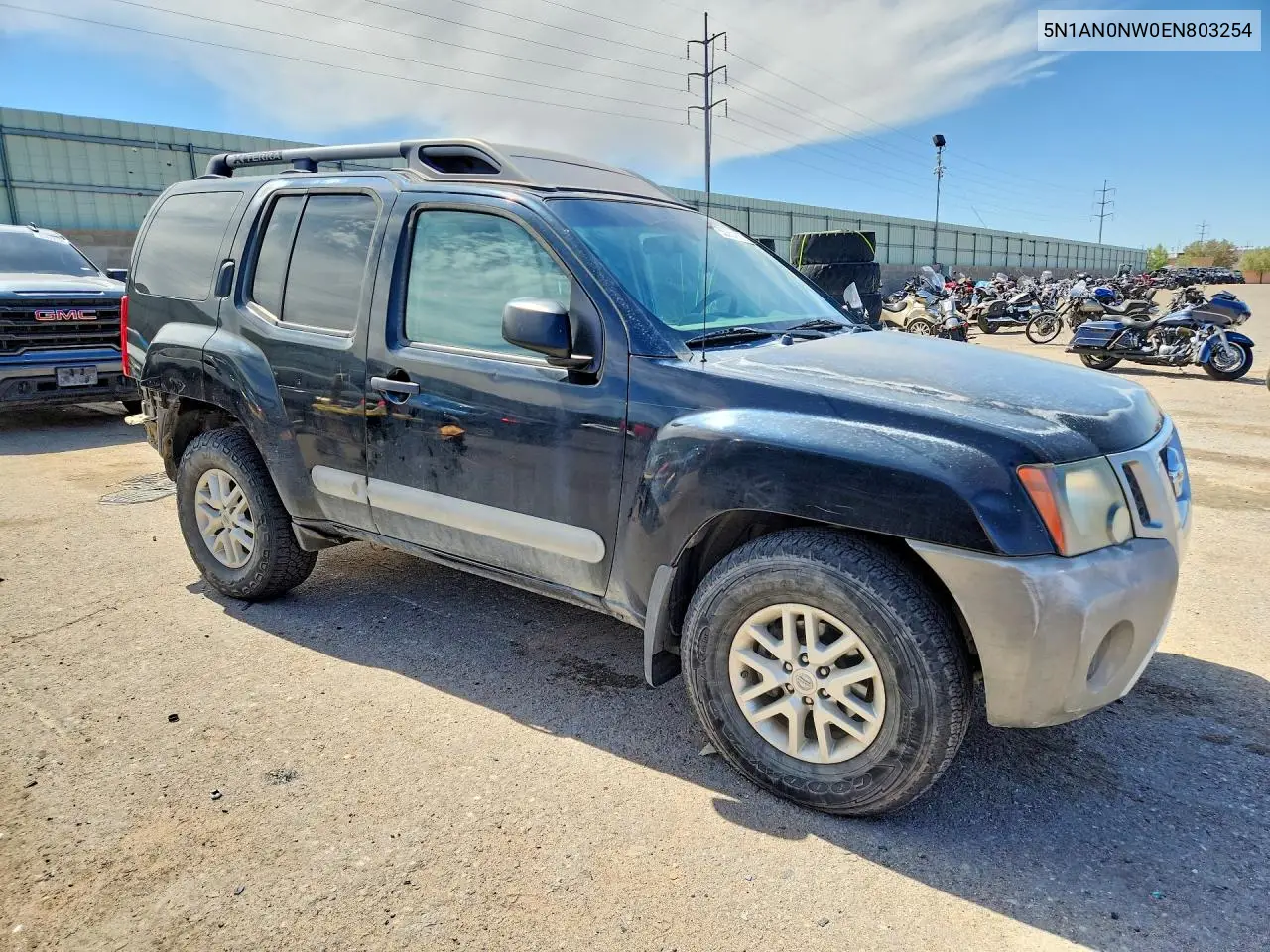2014 Nissan Xterra S VIN: 5N1AN0NW0EN803254 Lot: 55564936