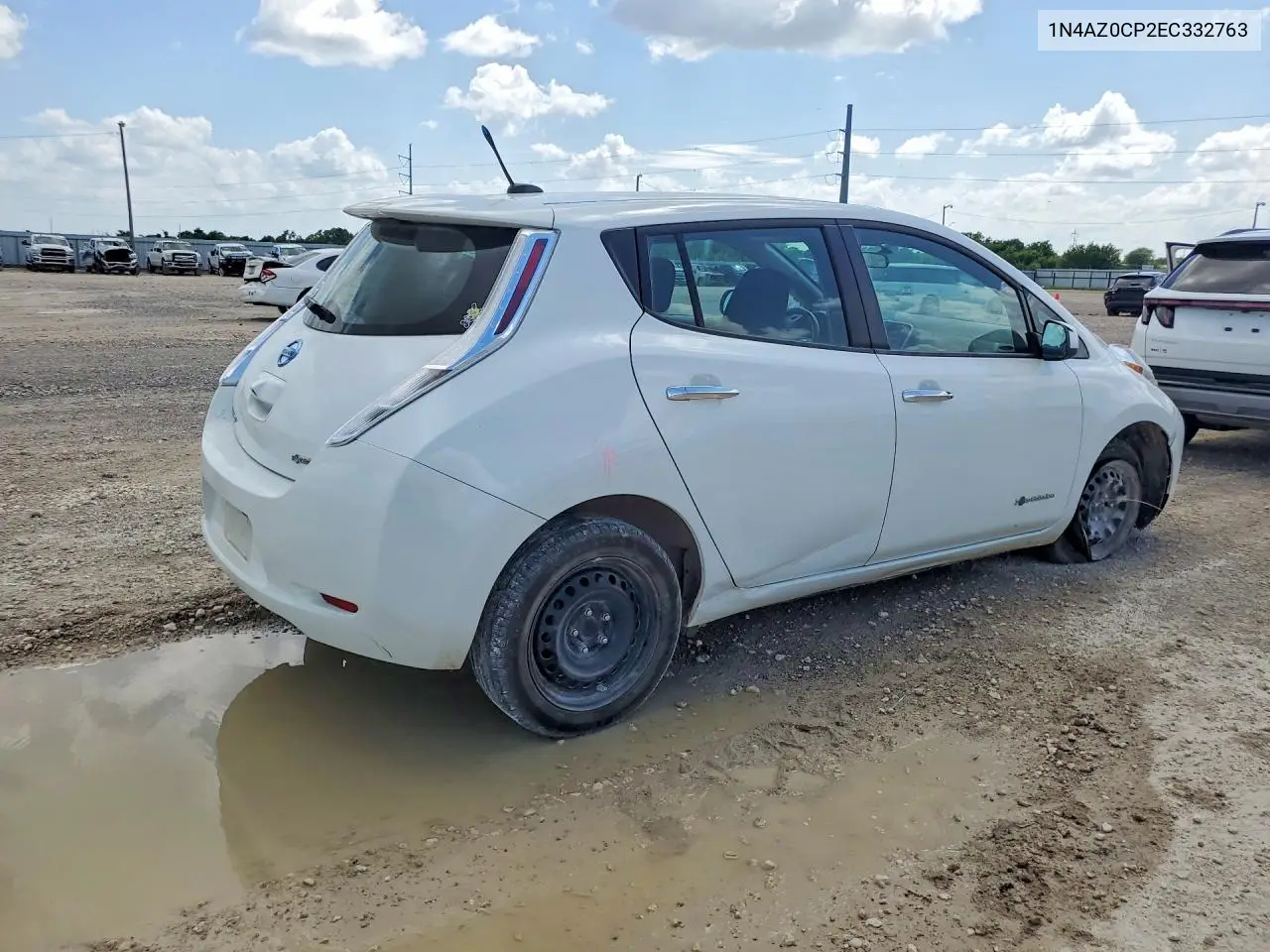 2014 Nissan Leaf S VIN: 1N4AZ0CP2EC332763 Lot: 55653916