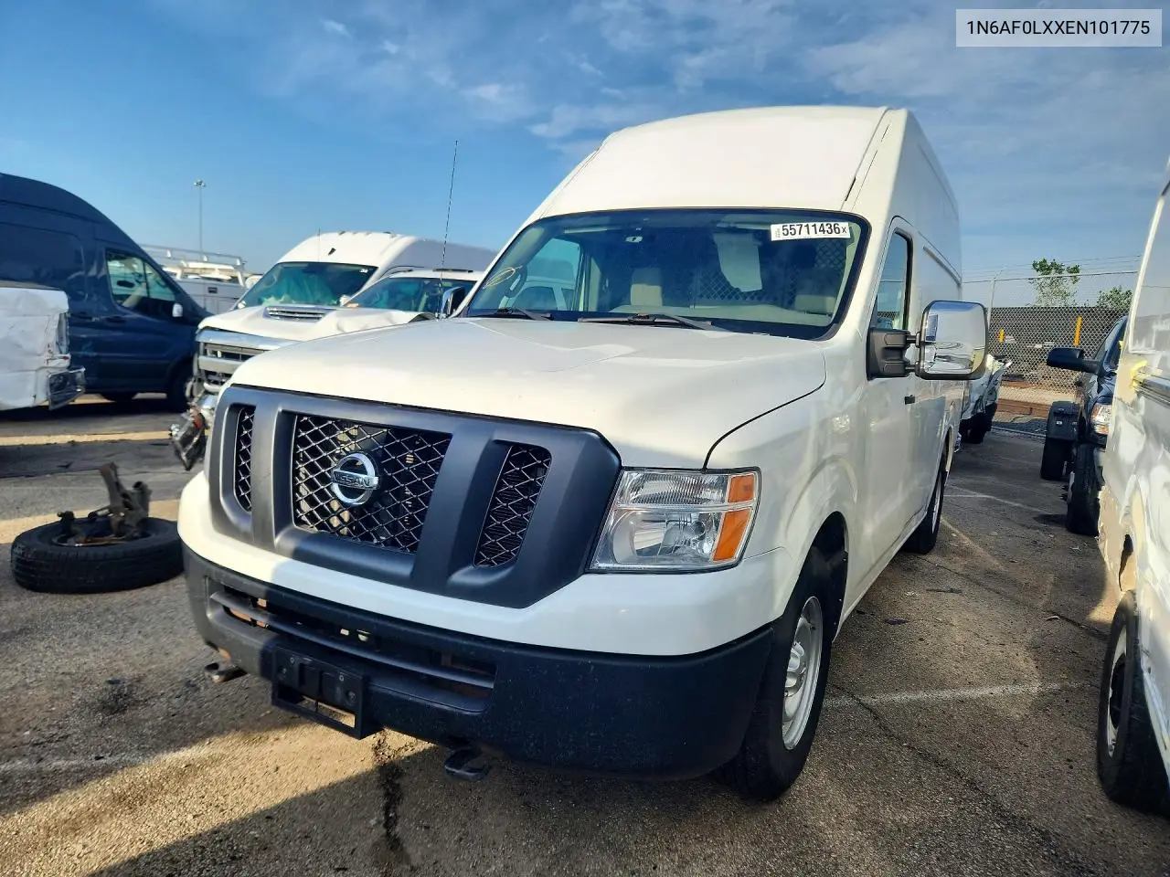 2014 Nissan Nv 2500 Hd S VIN: 1N6AF0LXXEN101775 Lot: 55711436