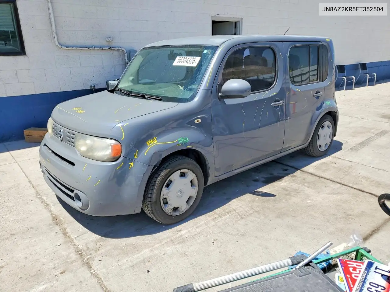 2014 Nissan Cube VIN: JN8AZ2KR5ET352504 Lot: 56304326