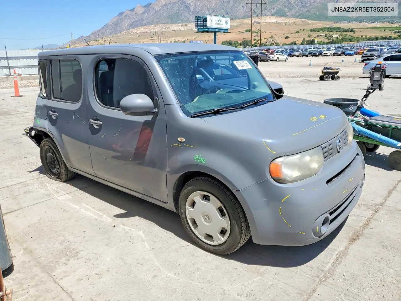 2014 Nissan Cube VIN: JN8AZ2KR5ET352504 Lot: 56304326