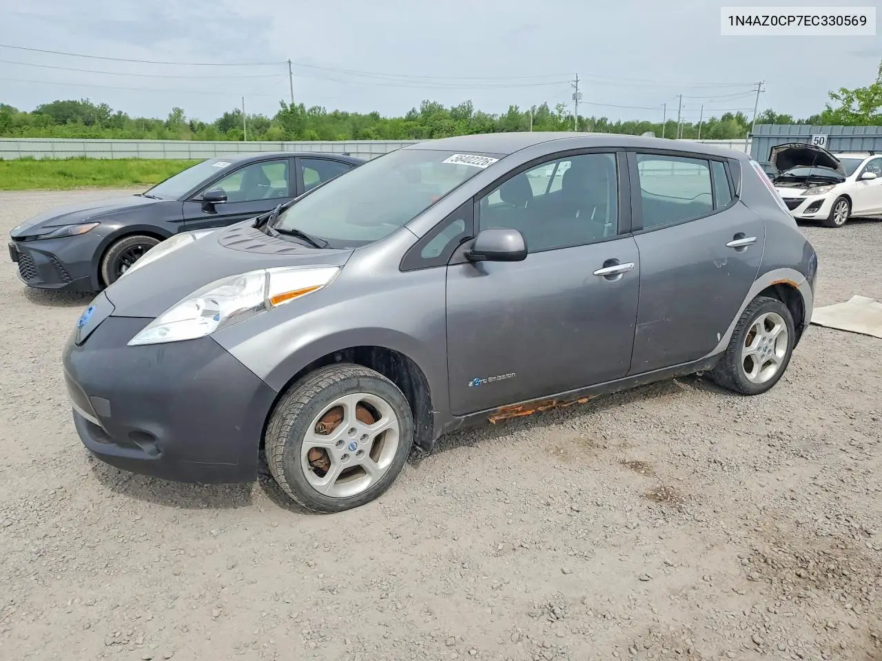 2014 Nissan Leaf S VIN: 1N4AZ0CP7EC330569 Lot: 56402226