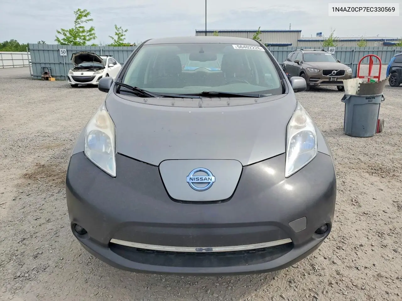 2014 Nissan Leaf S VIN: 1N4AZ0CP7EC330569 Lot: 56402226