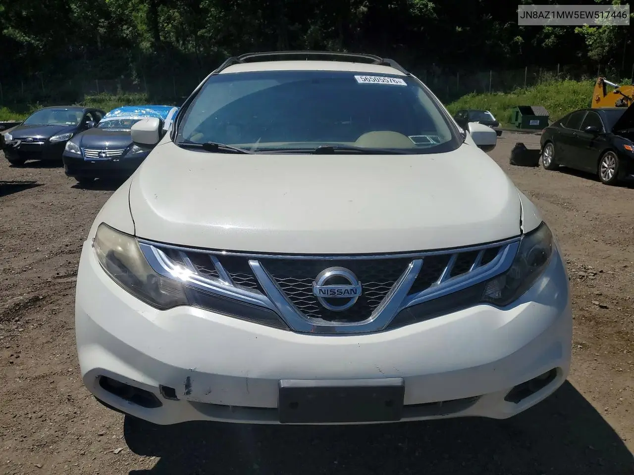 2014 Nissan Murano Sv VIN: JN8AZ1MW5EW517446 Lot: 56505576
