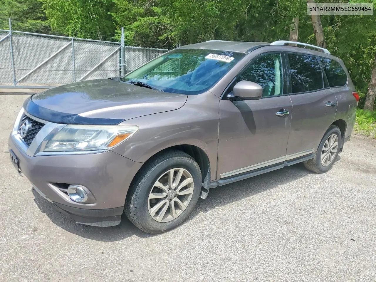 2014 Nissan Pathfinder S VIN: 5N1AR2MM5EC659454 Lot: 56677096