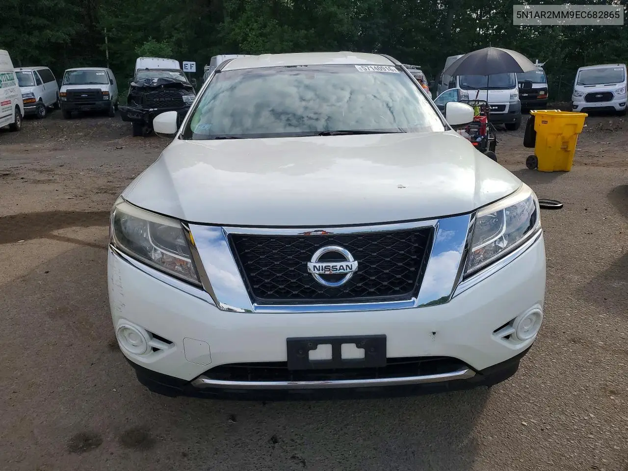 2014 Nissan Pathfinder S VIN: 5N1AR2MM9EC682865 Lot: 57140916